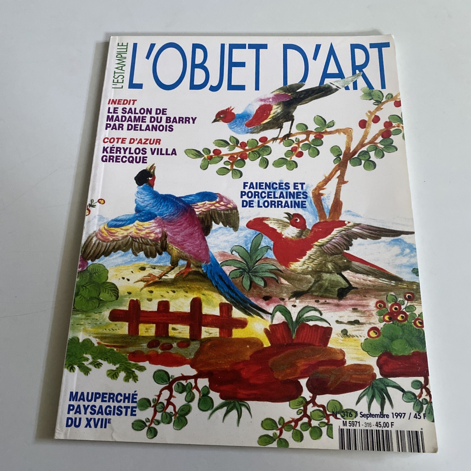 1997 September L’objet D’art Magazine Faiences Et Porcelaines De Lorraine (MH878