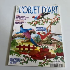 1997 September L’objet D’art Magazine Faiences Et Porcelaines De Lorraine (MH878