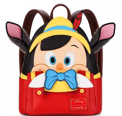 1940s mini backpack Pinocchio Loungefly MINI Backpack Disney 100 Years Celebration Pinocchio  (1940)
