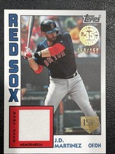 2019 Topps - 1984 Topps JD Martinez Game Worn Patch /150 35th Gold Stamp #84R-JM