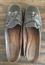 NATURAL SOUL BY NATURALIZER BROWN MULES WITH TASSEL SIZE 9M
