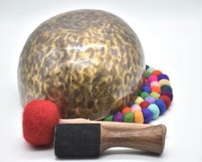 Singing Bowl Nepal- 9 inch Full Moon Singing Bowl Handmade in Nepal-Meditatio...