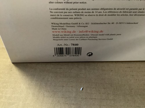 NEU! Wiking 1:32 7840 Liebherr Radlader RL 556 unbespielt - Bild 4 von 4