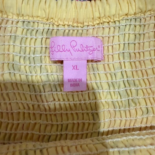 Lilly Pulitzer Girls XL Misha Fruit Floral Sundress Smocked Bodice Summer Dress - Picture 3 of 8
