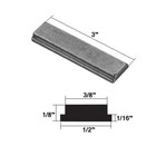 1/2" wide by 3" long Replacement Magnet for Swing Shower Doors & Shower Handles