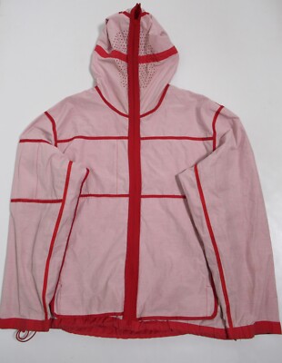 Supreme Men's Full Zip Facemask Jacket Red Size L Spring-Summer