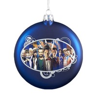 Doctor Who Kurt Adler Dr. Who Glass Disc Ornament, 100mm Christmas Decorations Doctor Who Kurt Adler Dr. Who Glass Disc Ornament, 100mm Christmas Decorations