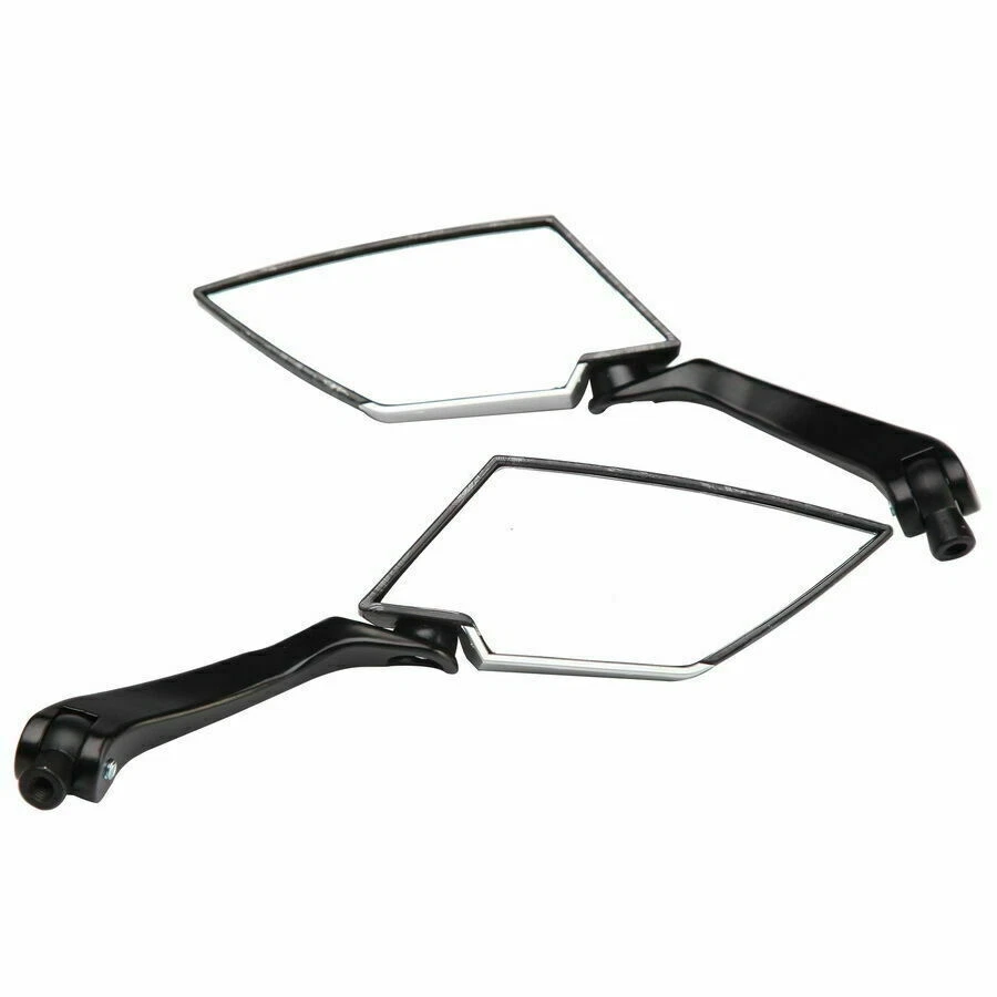 Espejos retrovisores de plástico para motocicletas Honda Yamaha Suzuki Harley Foto 4 de 4