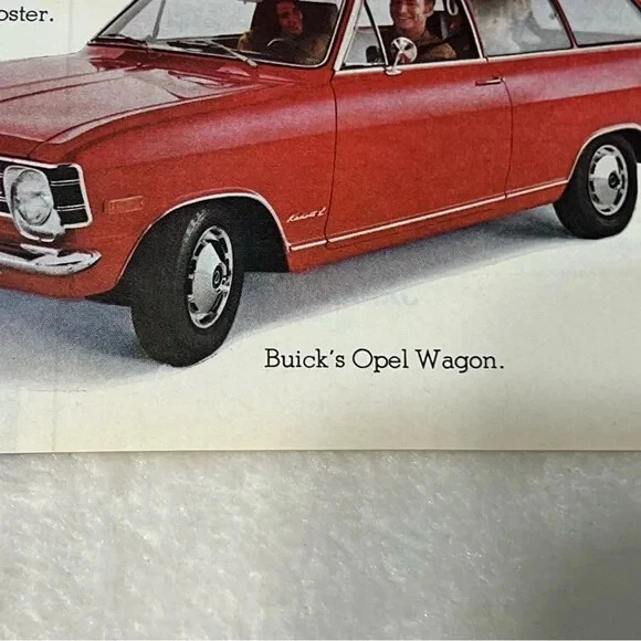 1970 Buick Opel Wagon Original Vintage Print Ad - Image 2 of 4