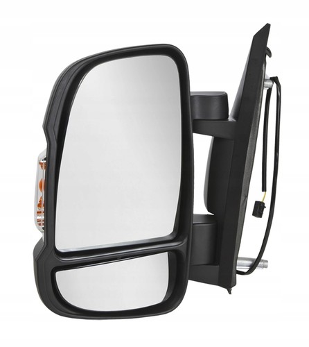 Rétroviseur Extérieur Gauche Manuel Pour Citroën Jumper (2006- ) - Noir - Miroir Convexe - Dimensions 40x25x45 Cm