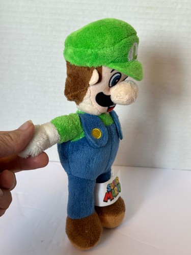 Super Mario Luigi 8” Plush 2018 Nintendo - Picture 6 of 11