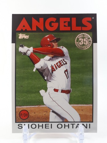 Shohei Ohtani 2021 Topps 1986 Anniversary Insert Card Series Update #86B-27 NM/M
