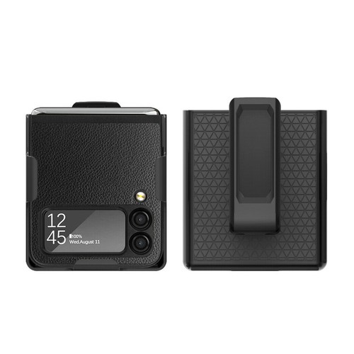 For Samsung Galaxy Z Flip 3 5G Belt Clip Holster Stand Leather Combo Case Cover - Photo 6 sur 9