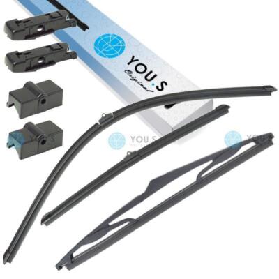 YOU.S Original SCHEIBENWISCHER SET VORNE + HINTEN für FORD FIESTA VI (CB1, CCN)