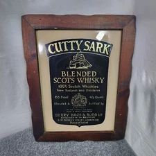 Cutty Sark Blended Scots Whiskey Vintage Mirror For Bar Garage Man Cave 18 X 14
