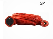 5 Metri Cavo Prolunga PRESA SCHUKO Elettrica Corrente Maschio Femmina 