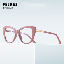 TR90 Anti-Blue Light Cat Eye Optical Glasses Women Clear Lens Glasses Frames New