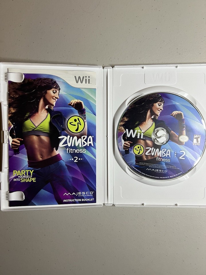 Nintendo Wii Balance Board Plus Wii Fit 5 Game Bundle Tested & Works