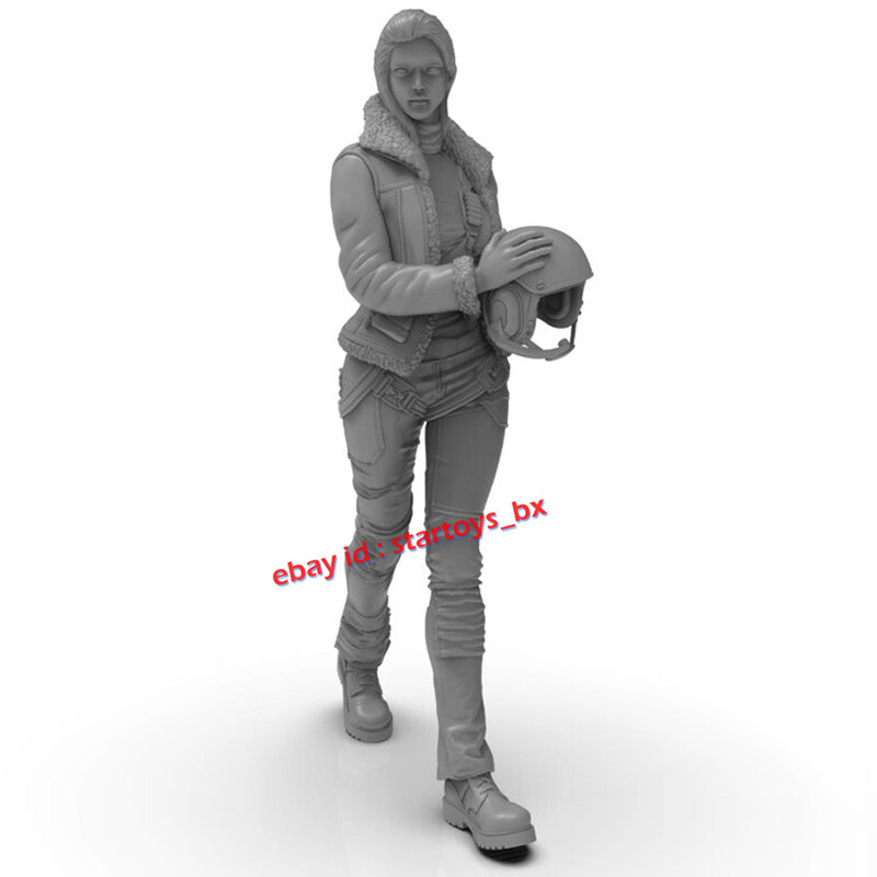 motorcycle Racer 1/35 Unpainted Resin Model Kit Unassembled Garage Kit GK Figure