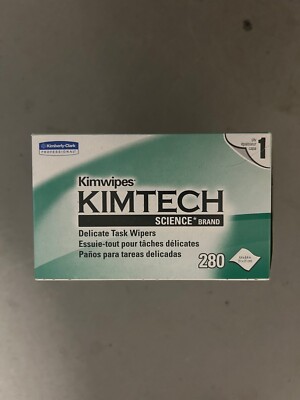 Kimwipes Kimtech Science Brand Delicate Task Wipers 280 Count Wipes