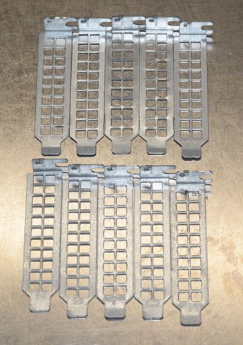 Lot 10 Low Profile Slot Cover for Dell Optiplex SFF 790 990 7010 9010 9020 Used