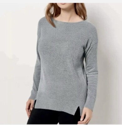 New Barefoot Dreams 2X Dockside Pointelle Pullover Cozy Chic Ultra Lite