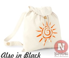 Sac À Dos Sunshine Plage Vacances École Collège En Coton Bio Sac De Jour