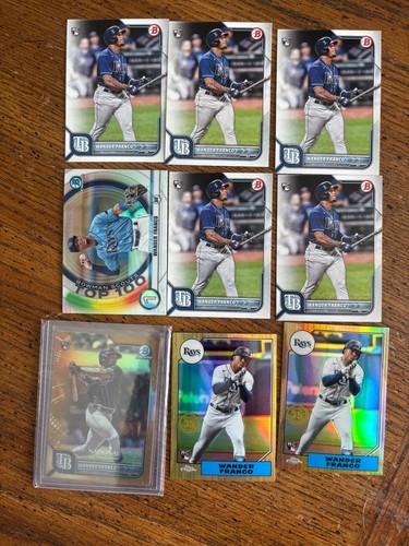 2022 NSCC National Convention Bowman Chrome Gold /50 Wander Franco Rookie PLUS 8