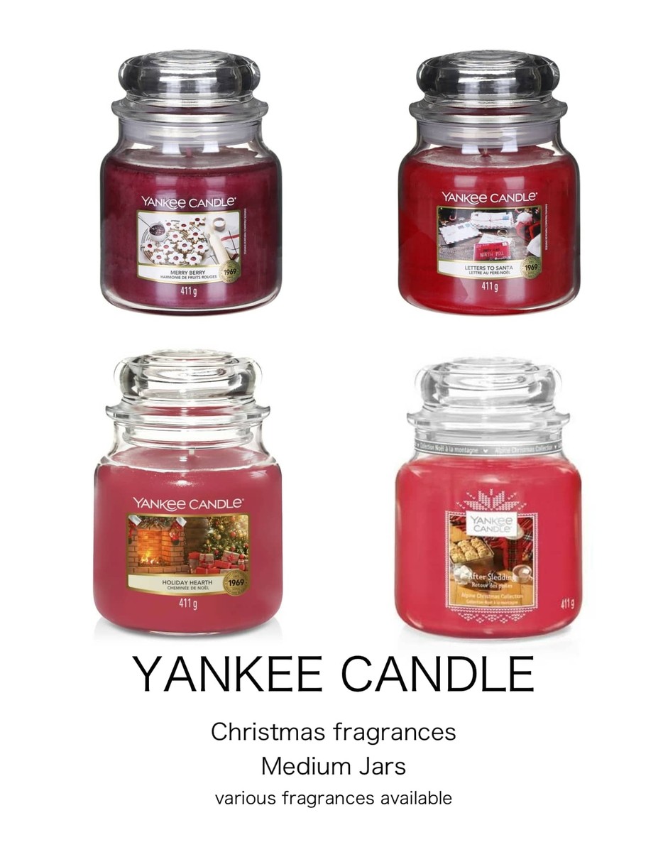 Yankee Candle Medium Jar Christmas Scents UK