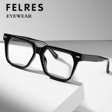 Unisex TR90 Square Anti Blue Light Eyeglasses Full Frame Fashion Glasses Frames