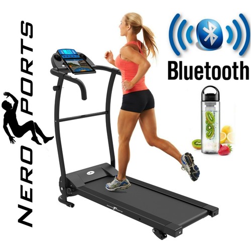 BLUETOOTH NERO PRO TREADMILL Electric Motorised Folding Running Machine - Afbeelding 1 van 12