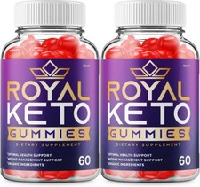 (2 Pack) Royal Keto Gummies Advanced Formula Royal Keto ACV Gummies Apple...