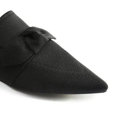 Damen Spitz zulaufende Pantolette Flache Schuhe Leicht Bequem Slipper Flache Schuhe - Bild 5 von 31