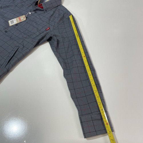 RSVLTS Men’s The Draper Long Sleeve Flannel Size Small Plaid Button Up Shirt NEW - Picture 7 of 8