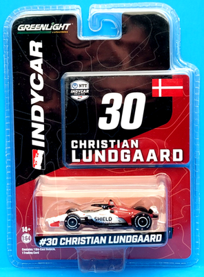 GREENLIGHT INDYCAR #30 CHRISTIAN LUNDGAARD - WITH TRADING CARD