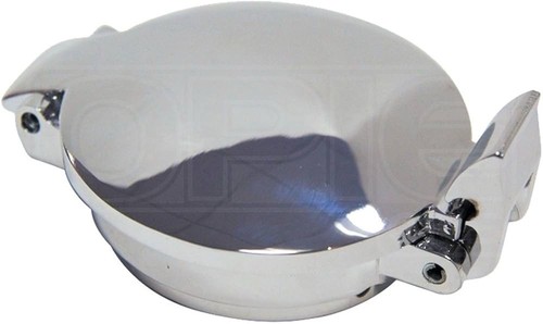 Mountney Classic Aston Style Flip Fuel Petrol Cap Stainless Steel MPF1 - Foto 2 di 2