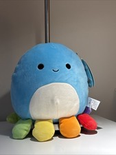 squishmallow - jerrika the rainbow octopus 10”