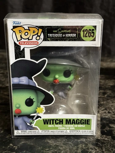 Funko Pop! Simpsons Treehouse of Horror #1265 Witch Maggie with Protector