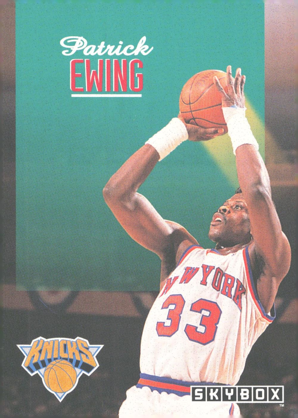 1992-93 SkyBox #161 - Patrick Ewing New York Knicks