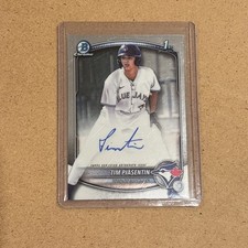 2025 Bowman Draft Chrome Tim Piasentin 1st Auto #CPA-TP Blue Jays