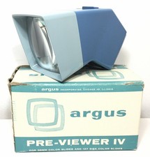Vintage Argus Pre-Viewer IV No.678 - For 35mm  127 Size Color Slides in Box