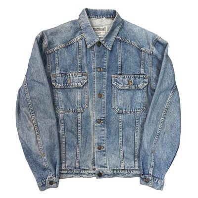 Levis Denim Trucker Jacke Typ 3 You Are Everything Biker Blau Herren Small