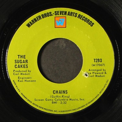 SUGAR CAKES: chains / when i'm with you WB 7'' Single 45 RPM