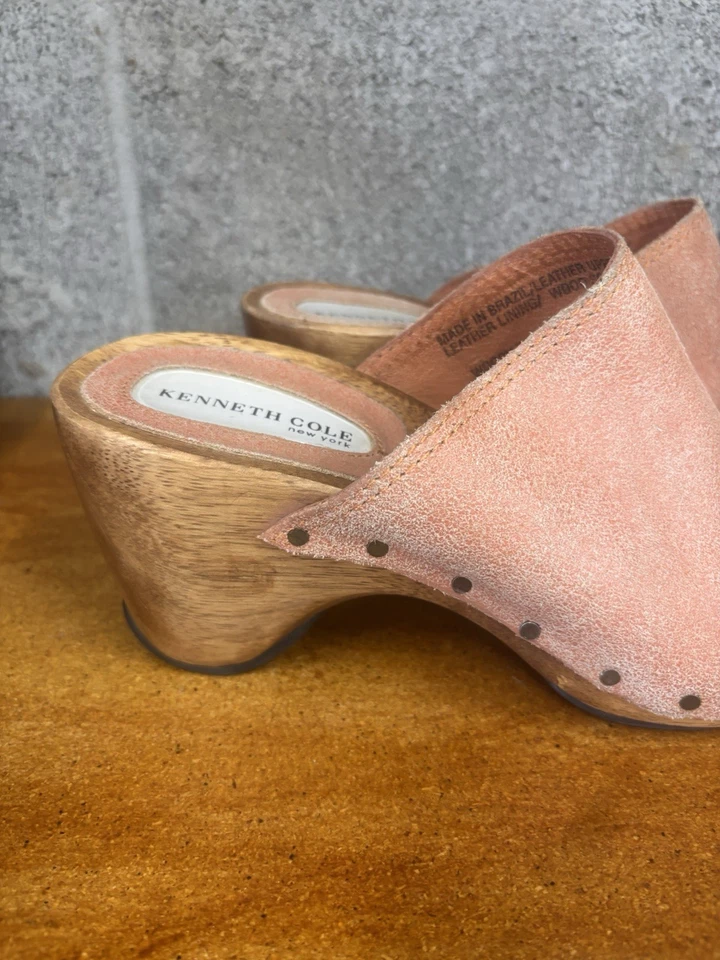 Zuecos Kenneth Cole Woody to Shoe rosa talla 8 HALLAZGO RARO  Foto 3 de 4