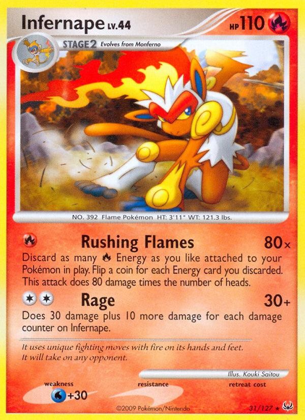 Pokemon Infernape (31/147) Platinum LP