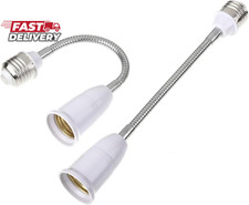 E27 Flexible Light Socket Extender/Adjustable Bulb Extender for Home Light Fixtu
