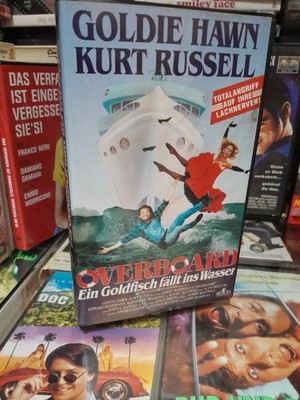 Overboard VHS Goldie Hawn Kurt Russel Komödie MGM Ein Goldfisch Fällt Ins Wasser
