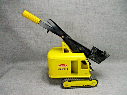 Vintage Tonka Shovel Truck Yellow Steel Crawler Mound Minn
