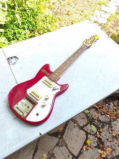 schöne alte Vintage E Gitarre Jolana Star