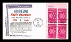 DR JIM STAMPS US COVER AMATEUR RADIO OPERATORS FDC PLATE BLOCK KHOL KRAFT